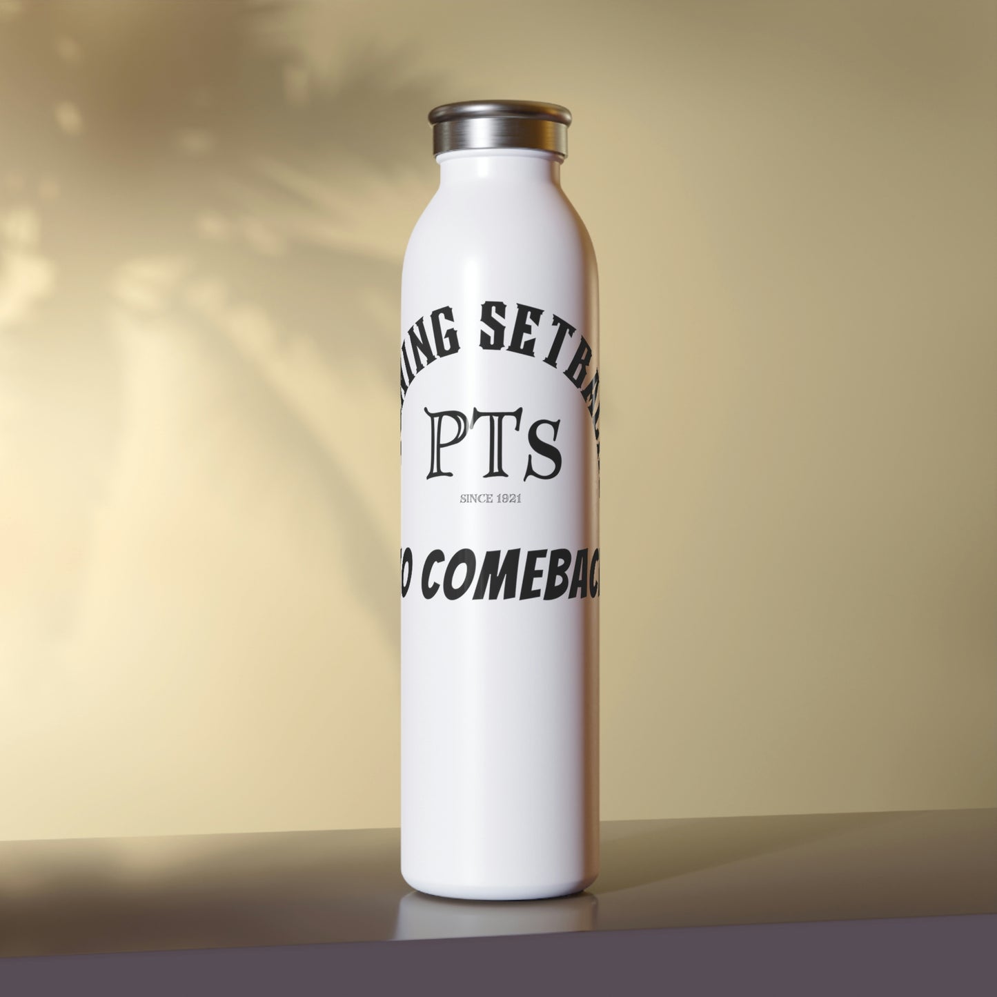 Slim Water Bottle: Turning Setbacks into Comebacks